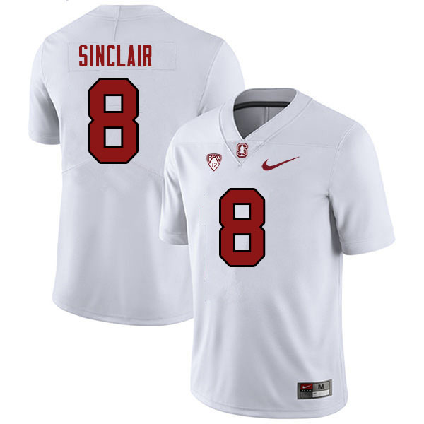 Men #8 Tristan Sinclair Stanford Cardinal College Football Jerseys Sale-White